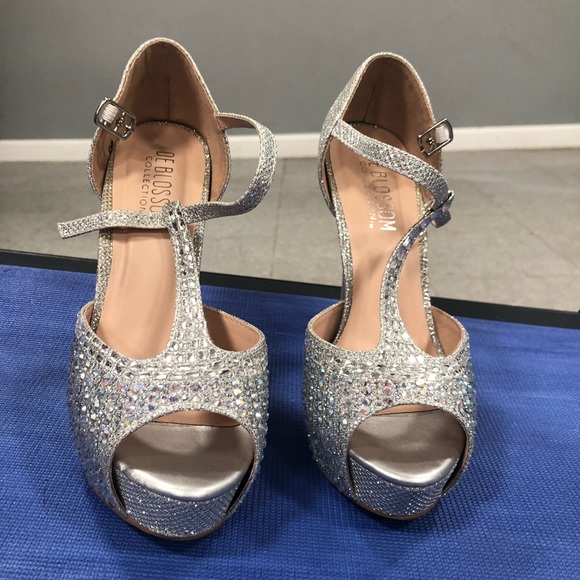 Rhinestone/Glitter Heels - Picture 3 of 5